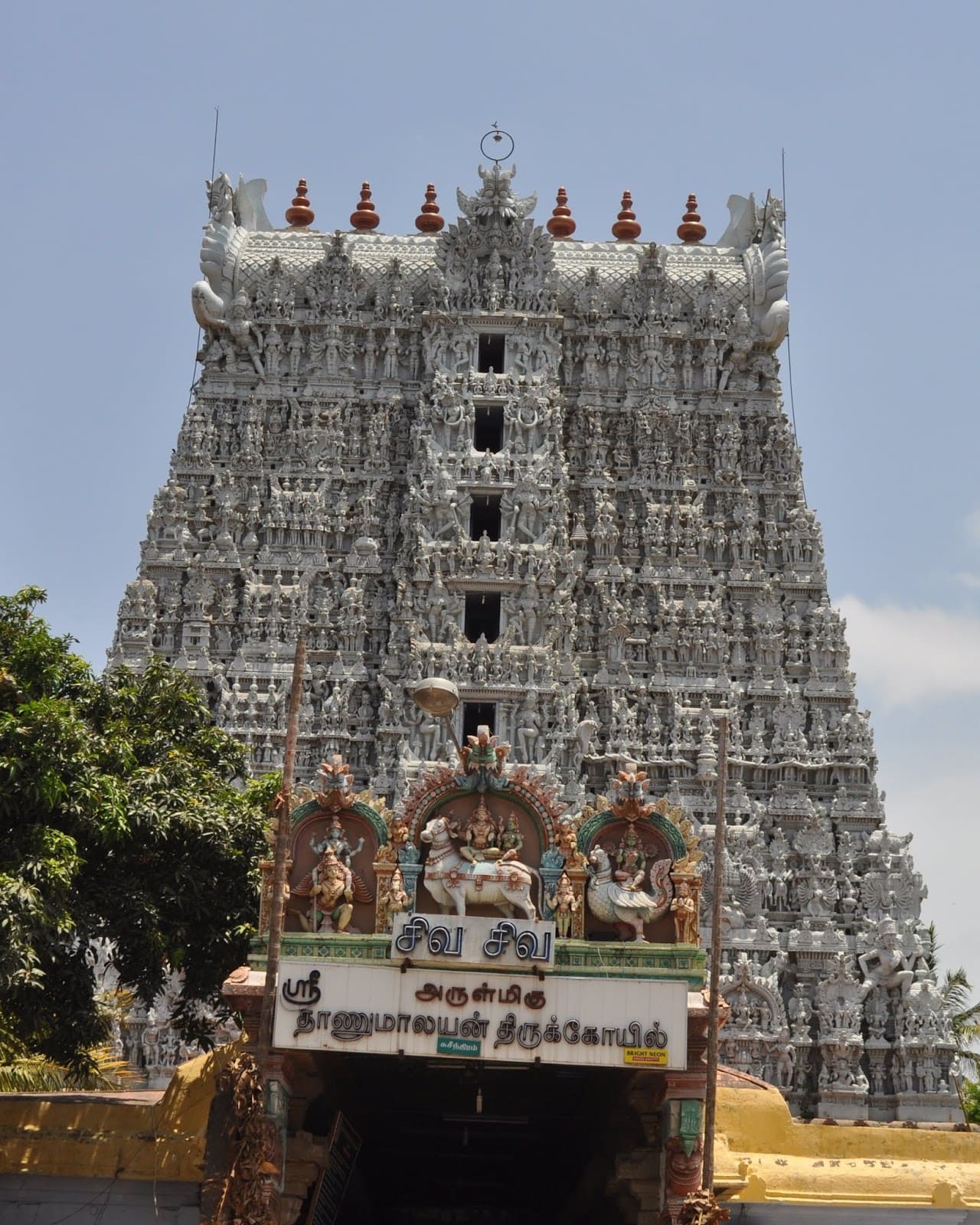 Which State have most temples in India?Thanumalayan Temple
